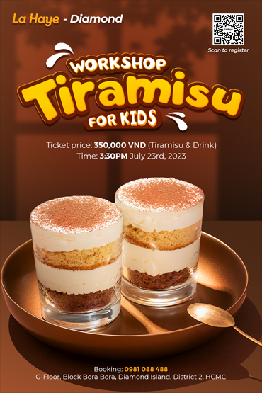 TIRAMISU WORKSHOP FOR KIDS | LA HAYE - DIAMOND